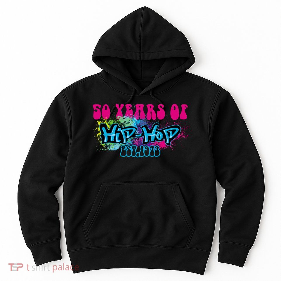 Hip Hop Music 50th Anniversary Rap Music Hoodie
