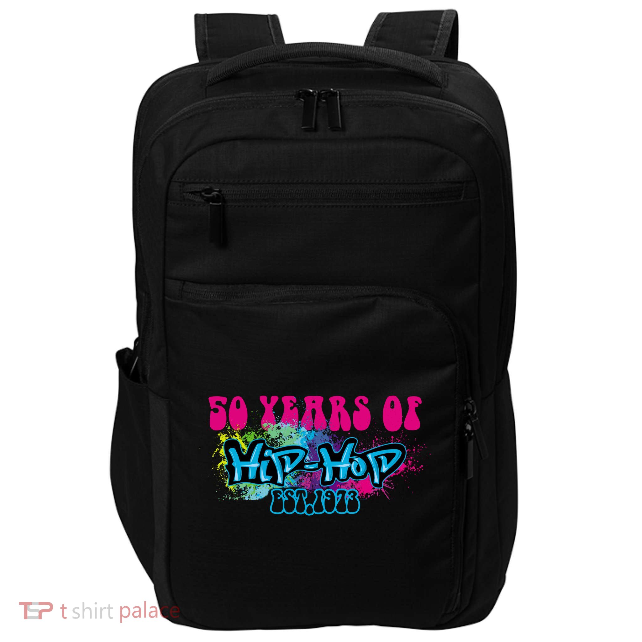 Hip Hop Music 50th Anniversary Rap Music Impact Tech Backpack
