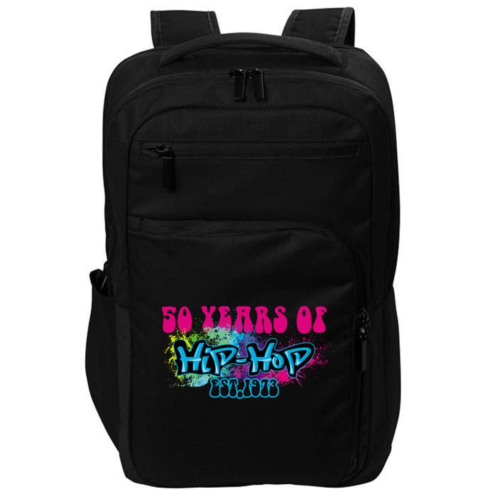 Hip Hop Music 50th Anniversary Rap Music Impact Tech Backpack