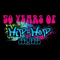 Hip Hop Music 50th Anniversary Rap Music Button