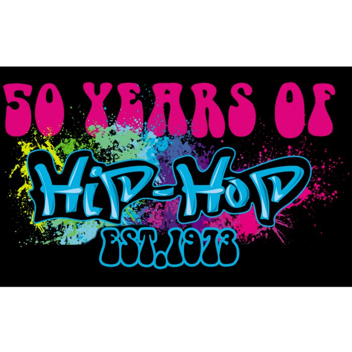 Hip Hop Music 50th Anniversary Rap Music Bumper Sticker