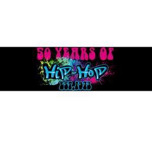 Hip Hop Music 50th Anniversary Rap Music Bumper Sticker