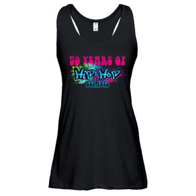 Hip Hop Music 50th Anniversary Rap Music Ladies Essential Flowy Tank