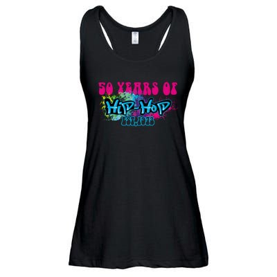 Hip Hop Music 50th Anniversary Rap Music Ladies Essential Flowy Tank