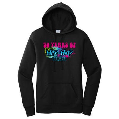 Hip Hop Music 50th Anniversary Rap Music Women's Pullover Hoodie