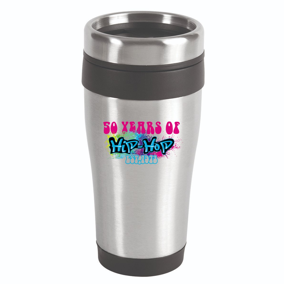Hip Hop Music 50th Anniversary Rap Music 16oz Travel Tumbler