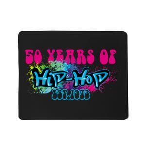 Hip Hop Music 50th Anniversary Rap Music Mousepad