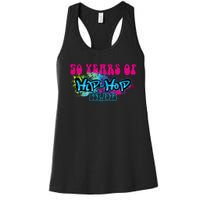 Hip Hop Music 50th Anniversary Rap Music Women's Racerback Tank