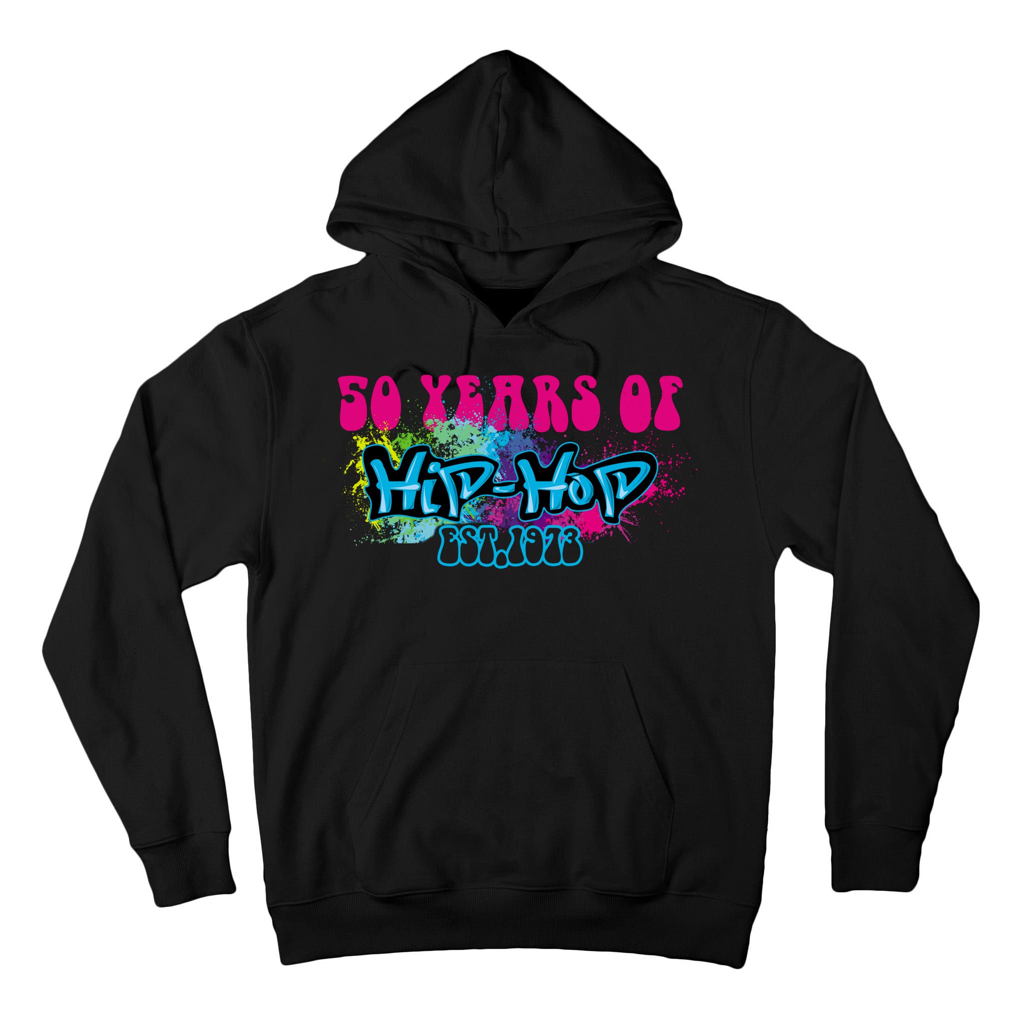 Hip Hop Music 50th Anniversary Rap Music Tall Hoodie