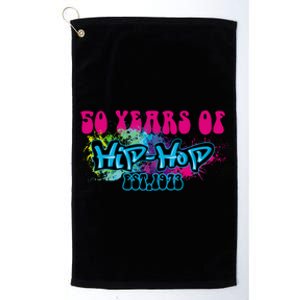 Hip Hop Music 50th Anniversary Rap Music Platinum Collection Golf Towel