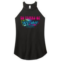 Hip Hop Music 50th Anniversary Rap Music Women's Perfect Tri Rocker Tank