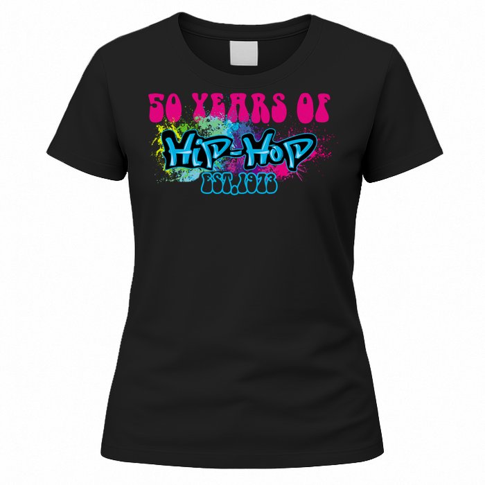 Hip Hop Music 50th Anniversary Rap Music Women's T-Shirt