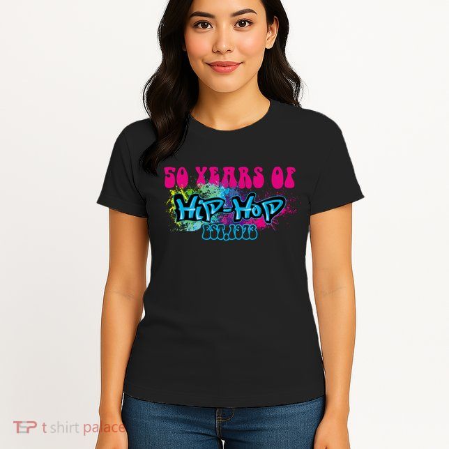 Hip Hop Music 50th Anniversary Rap Music Women's T-Shirt