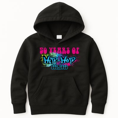 Hip Hop Music 50th Anniversary Rap Music Kids Hoodie