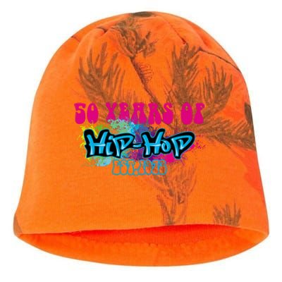 Hip Hop Music 50th Anniversary Rap Music Kati - Camo Knit Beanie