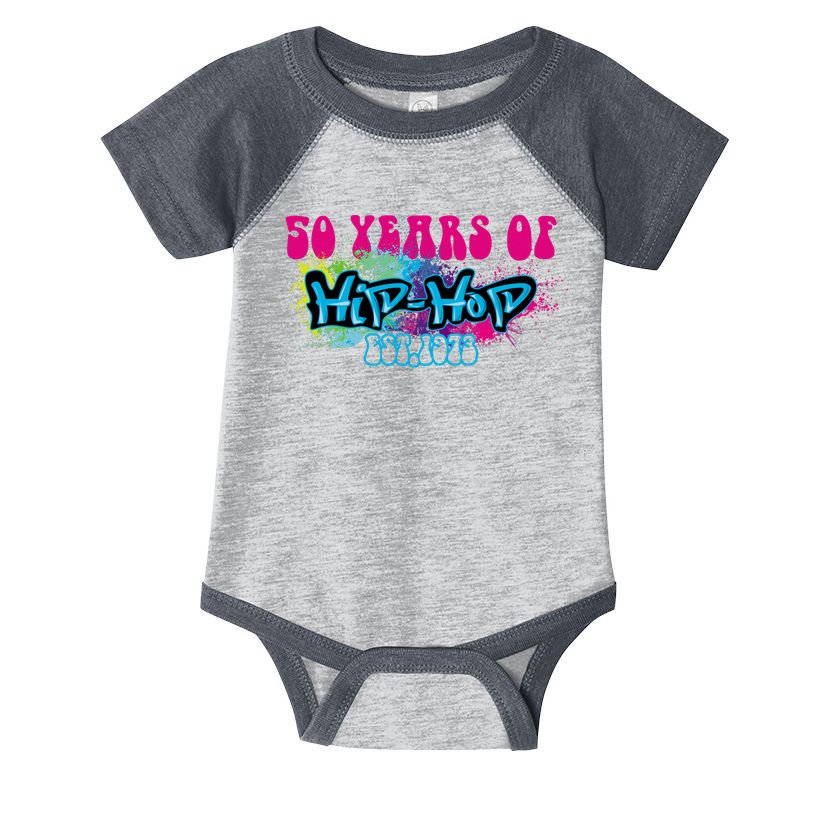 Hip Hop Music 50th Anniversary Rap Music Infant Baby Jersey Bodysuit