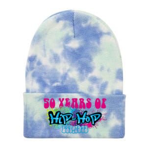 Hip Hop Music 50th Anniversary Rap Music Tie Dye 12in Knit Beanie