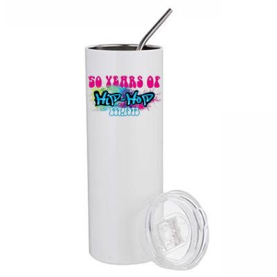 Hip Hop Music 50th Anniversary Rap Music Stainless Steel Tumbler