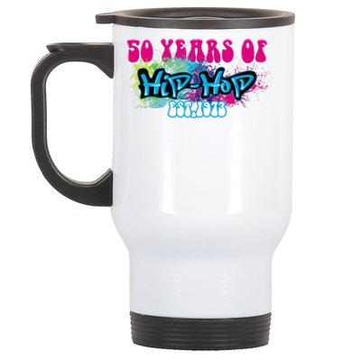 Hip Hop Music 50th Anniversary Rap Music Stainless Steel Travel Mug