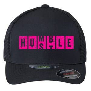 Hustle Humble Motivational Odometer Inspirational Flexfit Unipanel Trucker Cap