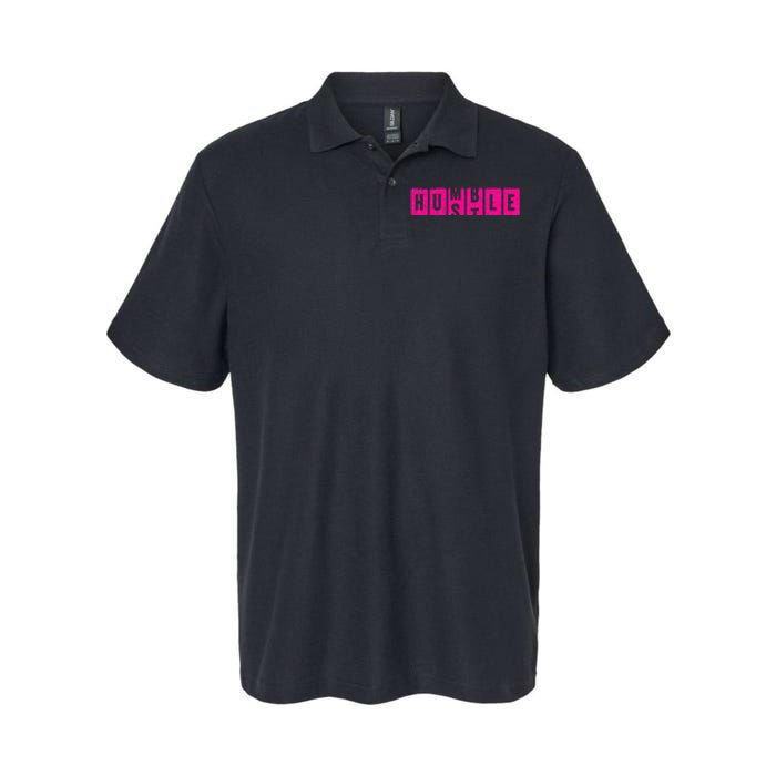 Hustle Humble Motivational Odometer Inspirational Softstyle Adult Sport Polo