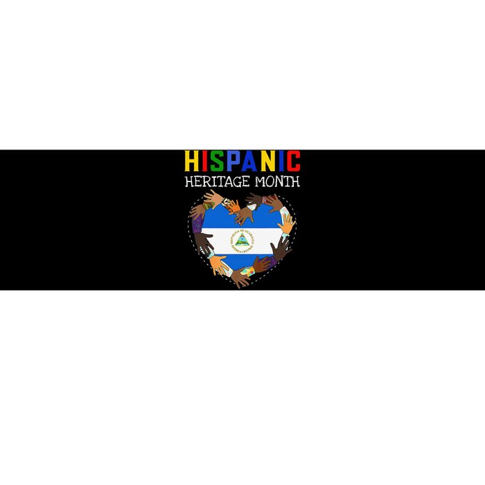 Hispanic Heritage Month Nicaragua Gift Bumper Sticker