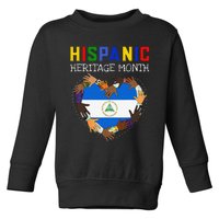 Hispanic Heritage Month Nicaragua Gift Toddler Sweatshirt