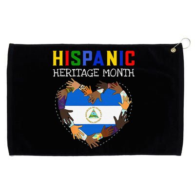 Hispanic Heritage Month Nicaragua Gift Grommeted Golf Towel