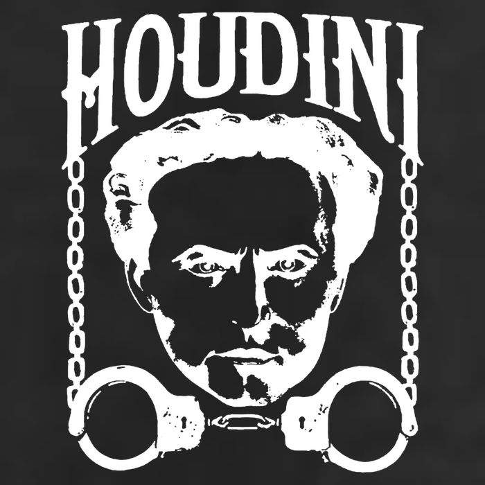 Harry Houdini Magician Harry Houdini Las Vegas Shirt Circus Freak 7 Panel Mesh Trucker Snapback Hat