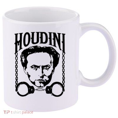 Harry Houdini Magician Harry Houdini Las Vegas Shirt Circus Freak 11oz C Handle Ceramic Mug