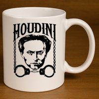 Harry Houdini Magician Harry Houdini Las Vegas Shirt Circus Freak 11oz C Handle Ceramic Mug
