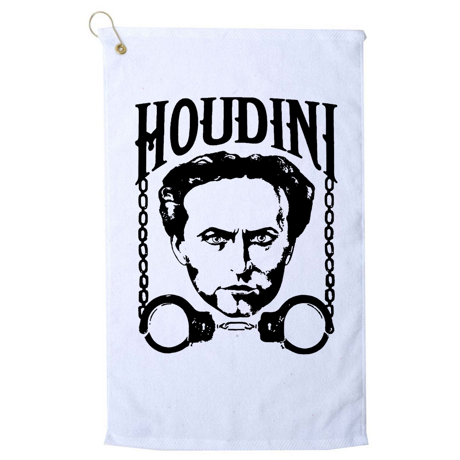 Harry Houdini Magician Harry Houdini Las Vegas Shirt Circus Freak Golf Towel