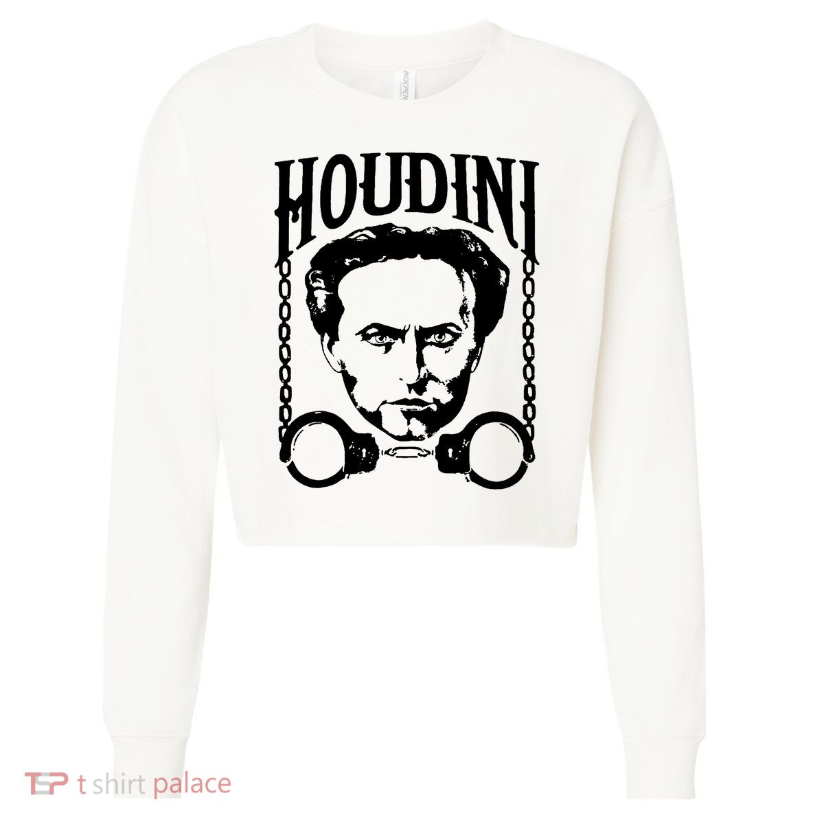 Harry Houdini Magician Harry Houdini Las Vegas Shirt Circus Freak Cropped Pullover Crew