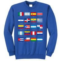 Hispanic Heritage Month Latino All Countries Flags Gift Sweatshirt