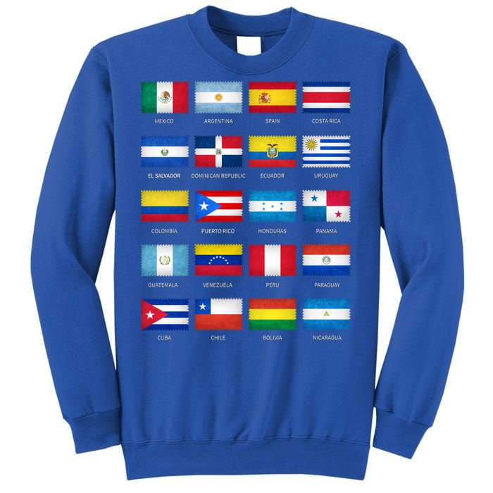 Hispanic Heritage Month Latino All Countries Flags Gift Sweatshirt