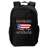 Hispanic Heritage Month Puerto Rico Rican Flag Boricua Daily Commute Backpack