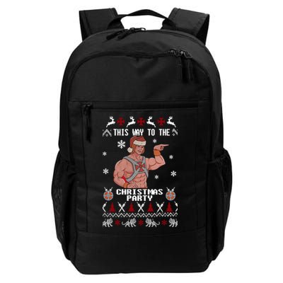 HD He Man This Way To The Christmas Party Ugly Backpack