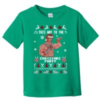 HD He Man This Way To The Christmas Party Ugly Toddler T-Shirt