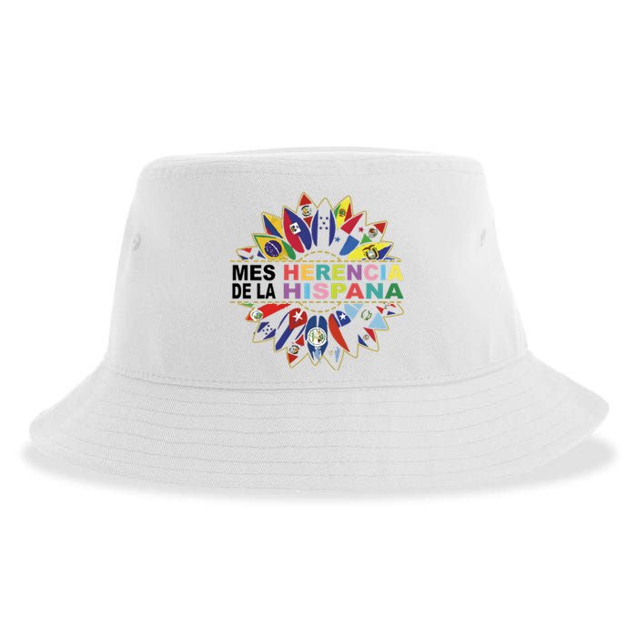 Hispanic Heritage Month Mes Nacional De La Herencia Hispana Sustainable Bucket Hat