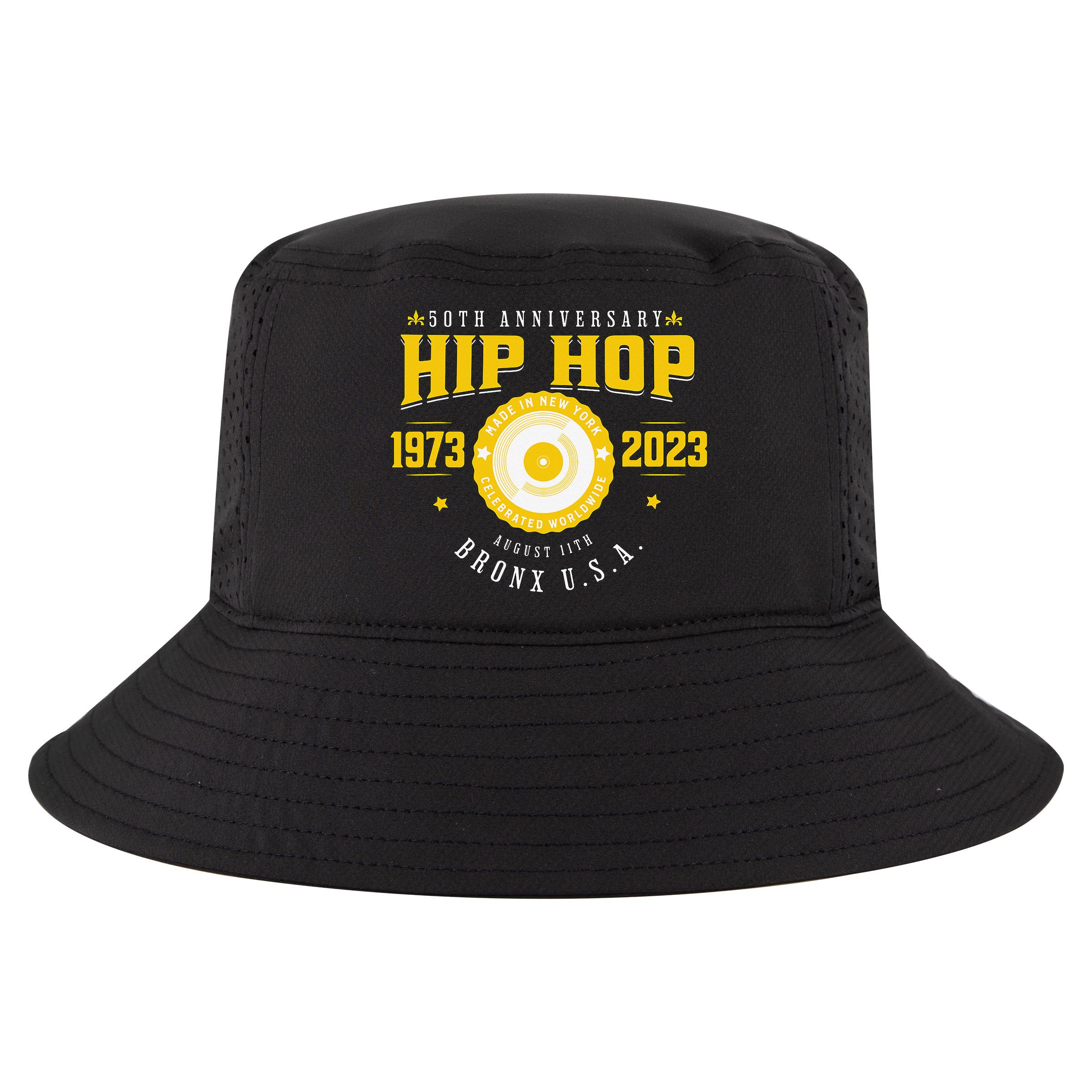 Hip Hop Music 50th Anniversary Musician Birthday Born Day Cool Comfort Performance Bucket Hat