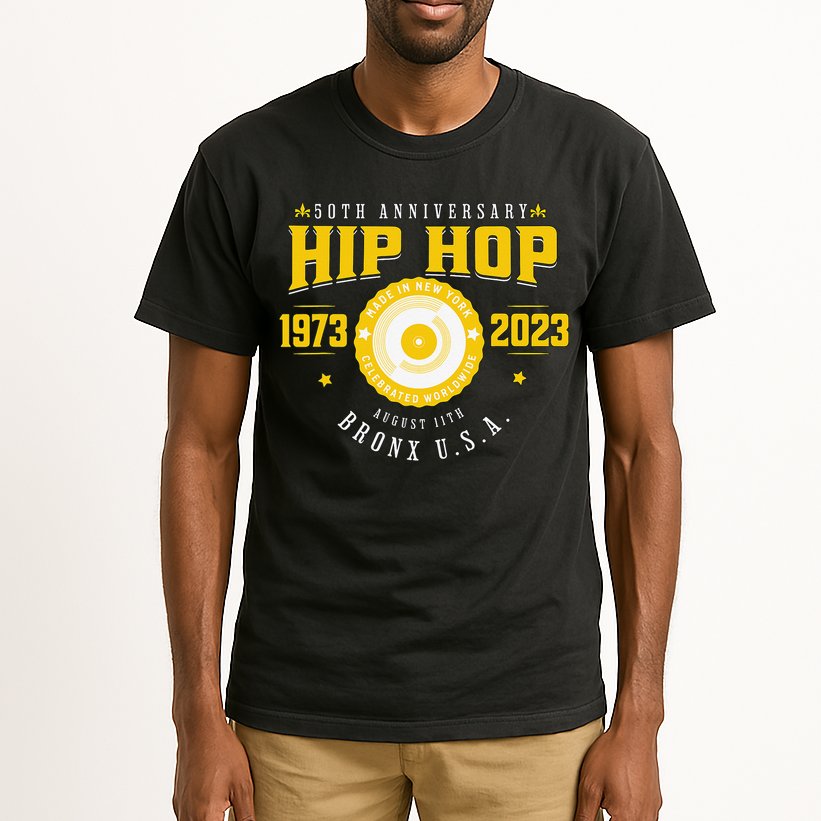 Hip Hop Music 50th Anniversary Musician Birthday Born Day Tall T-Shirt