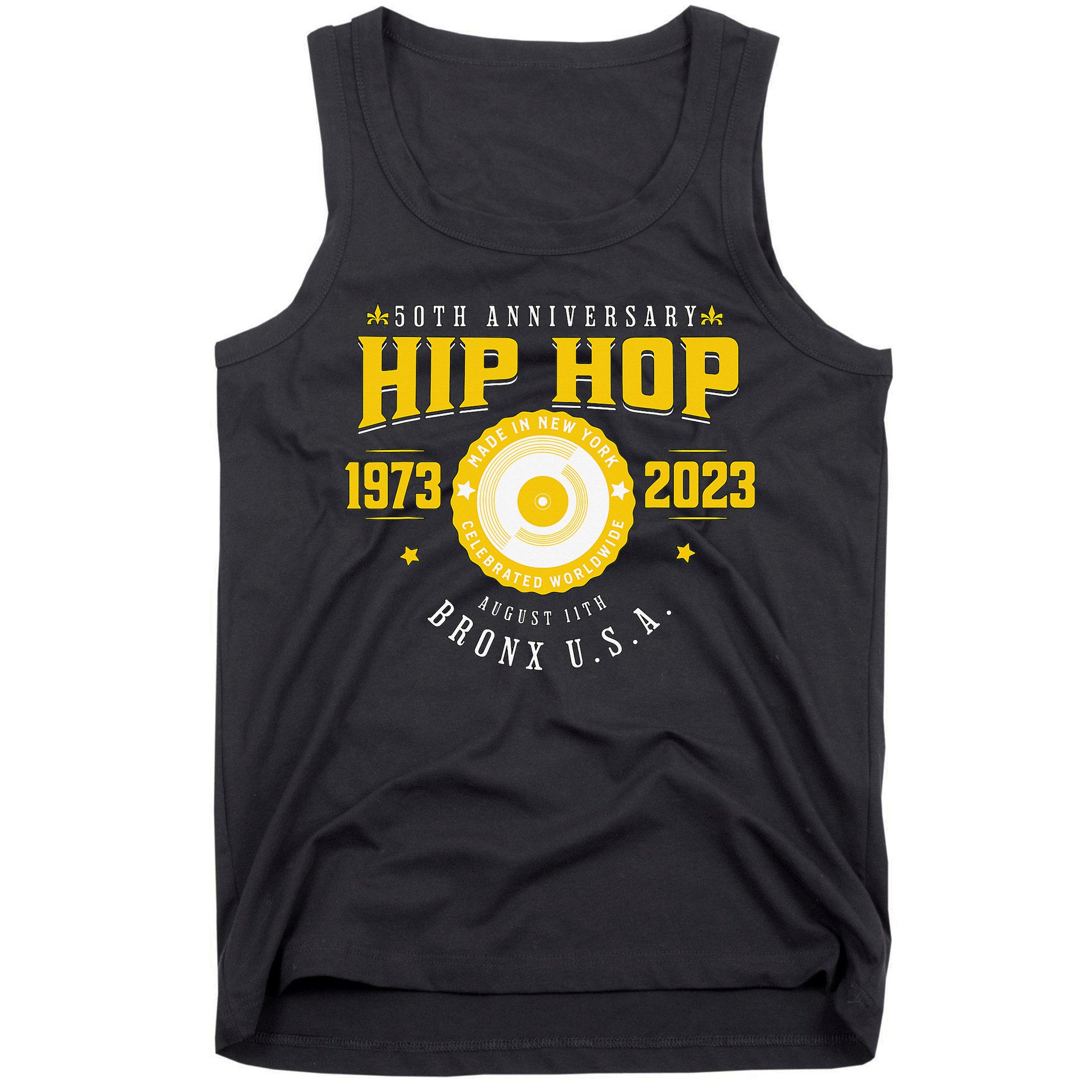 Hip Hop Music 50th Anniversary Musician Birthday Born Day Tank Top