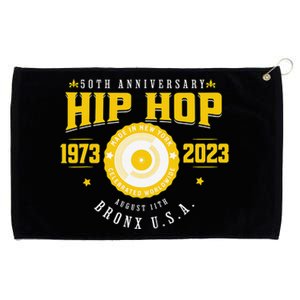 Hip Hop Music 50th Anniversary Musician Birthday Born Day Grommeted Golf Towel