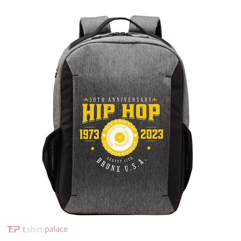 Hip Hop Music 50th Anniversary Musician Birthday Born Day Vector Backpack