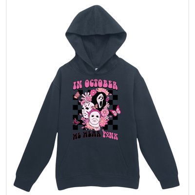 Halloween Horror Movie Characters Breast Cancer Urban Pullover Hoodie