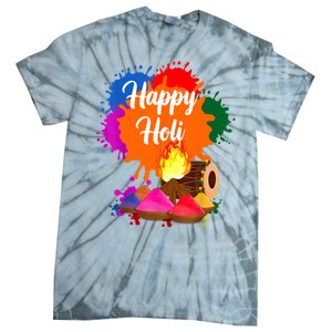 Happy Holi Men Women Family Cool Holi Festival Outfit Tie-Dye T-Shirt