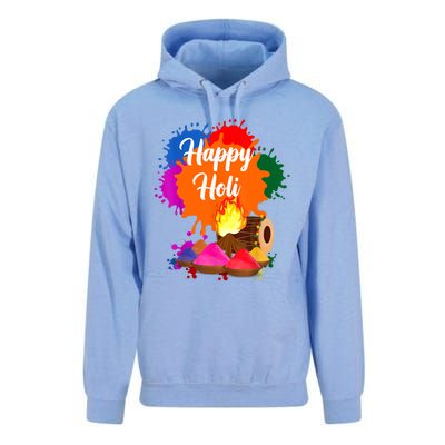 Happy Holi Men Women Family Cool Holi Festival Outfit Unisex Surf Hoodie