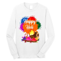 Happy Holi Men Women Family Cool Holi Festival Outfit Long Sleeve Shirt