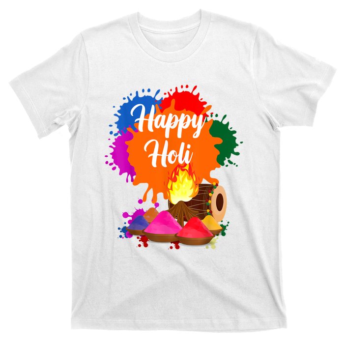 Happy Holi Men Women Family Cool Holi Festival Outfit T-Shirt