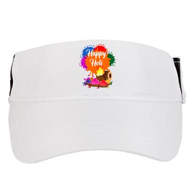 Happy Holi Men Women Family Cool Holi Festival Outfit Adult Drive Performance Visor